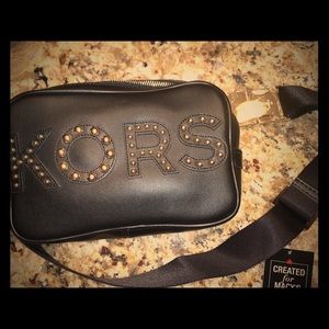 Michael Kors leather belt bag purse
